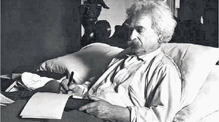 Hauptsache bequem. Rund zwei Monate weilte Mark Twain in Berlin.