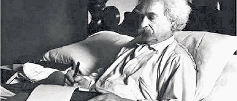 Hauptsache bequem. Rund zwei Monate weilte Mark Twain in Berlin.