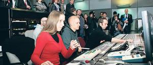 Montage und Sound. Im Tonstudio der Filmhochschule HFF.