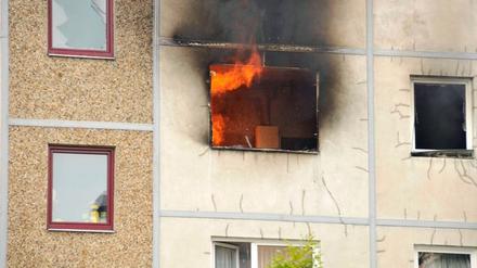 Brutaler Racheakt: Aus gekränkter Liebe soll ein Mann in Ludwigsfelde eine Explosion ausgelöst haben.