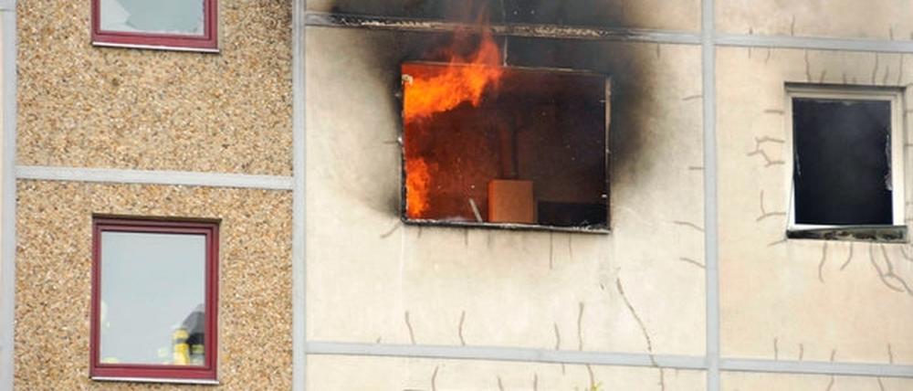 Brutaler Racheakt: Aus gekränkter Liebe soll ein Mann in Ludwigsfelde eine Explosion ausgelöst haben.