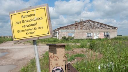 Nach der DDR: Alte LPGs.