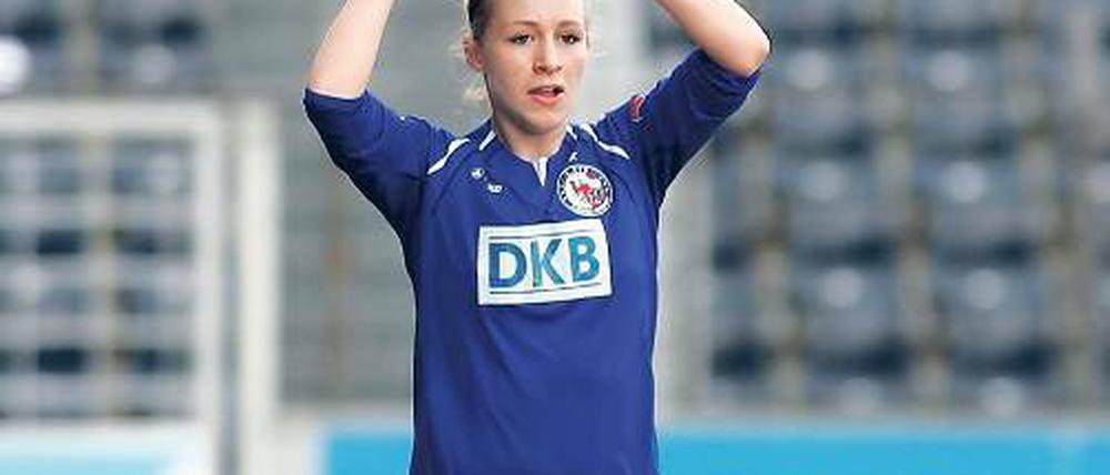 Debütantin.Pauline Bremer spielt erstmals in der Champions League.