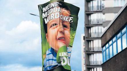 Pappenheimer. Bei den Grünen gaben schon lange vor der Wahlniederlage die Plakate ihren Geist auf.