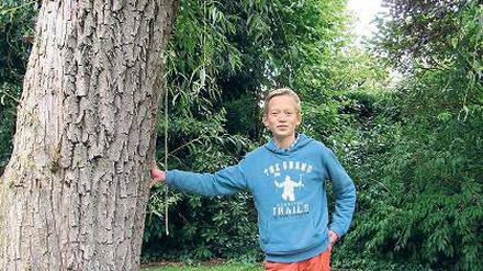 Kinderreporter im TV. Es war nicht der erste Einsatz von Tom Richter.