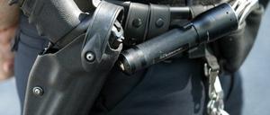 Nicht nur zur Abschreckung: die Dienstwaffe.