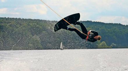 Tolle Sprünge. Die Wakeboarder kämpften in Potsdam um Meistertitel.