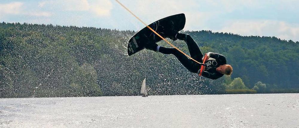 Tolle Sprünge. Die Wakeboarder kämpften in Potsdam um Meistertitel.