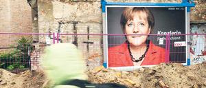 Verbaut. Die CDU investierte mindestens eine halbe Million Euro in den Wahlkampf, hier in Potsdam auch an Baustellen.