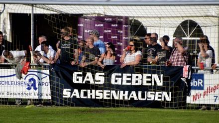 Rechte Provokation beim TuS Sachsenhausen.