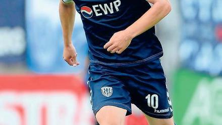 Beißt sich durch. Mannschaftskapitän Christopher Blazynski lässt sich von einer Fersenprellung nicht bremsen und will mit dem SV Babelsberg 03 nun beim 1. FC Union Berlin II wieder Regionalliga-Punkte.