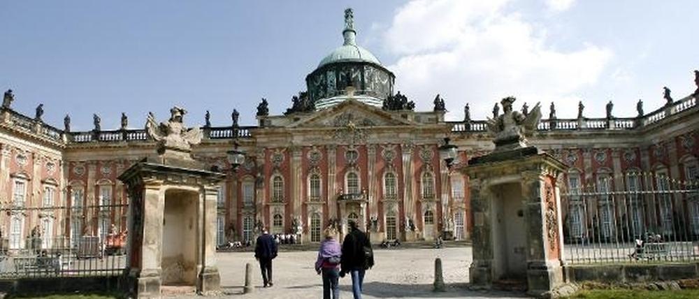 Wichtigstes Sanierungsprojekt: Das Neue Palais in Potsdam.