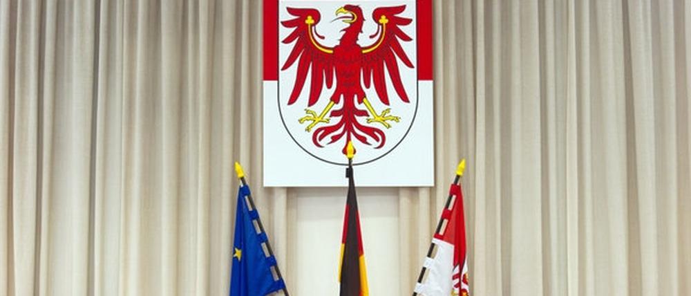 Weiß oder rot? Um die Farbe des brandenburgischen Wappentiers gibt es Streit.