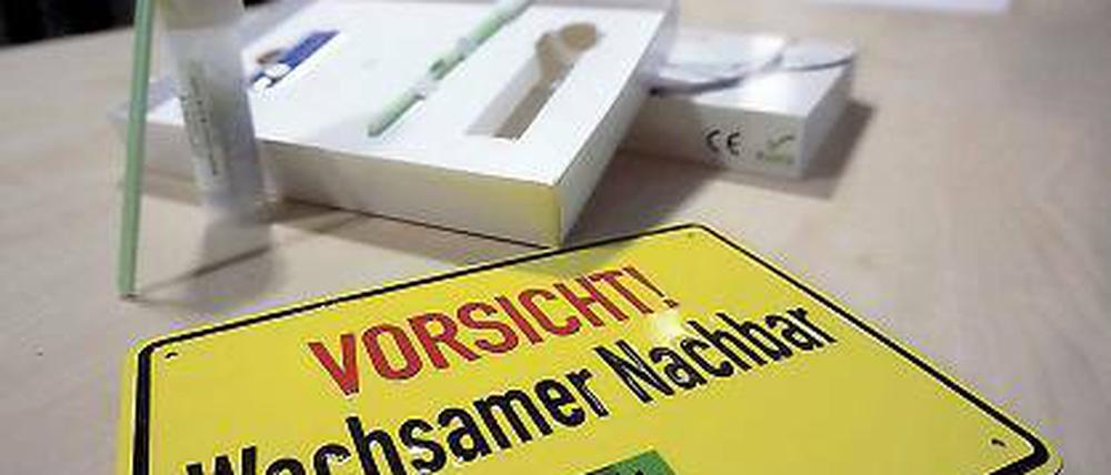 Vorsorge. Farbspuren mit künstlicher DNA sollen Diebe abschrecken.