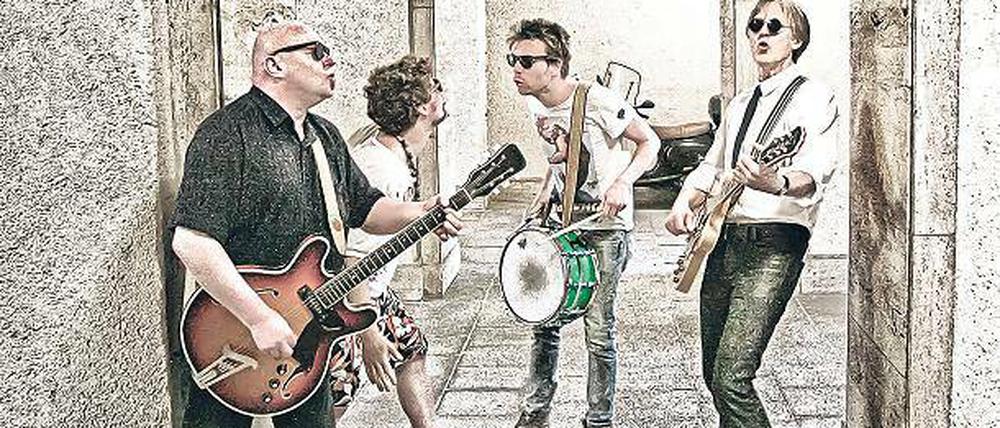 Es hört nicht auf. Frontmann Helmut Fensch (r.) und seine Band „Georg und The Mädchenbehüter“ spielen im Obelisk.