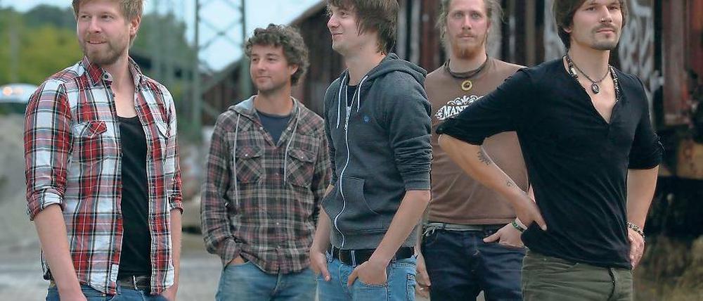 Blues Baby Blues! René Dohrmann, Nico Streese, Thomas Münch, Michael Schallert und Sebastian Kuhlmey (v.l.).