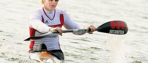 Nach ihrer Babypause top in Form. Katrin Wagner-Augustin im WM-Einsatz.