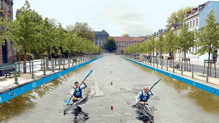 Den Kanal vollmachen werden die Veranstalter des 9. Kanusprints: Am Sonntag wird der Potsdamer Stadtkanal geflutet, um Zuschauern ein hautnahes Sportereignis mit frisch gekürten Weltmeistern zu präsentieren.
