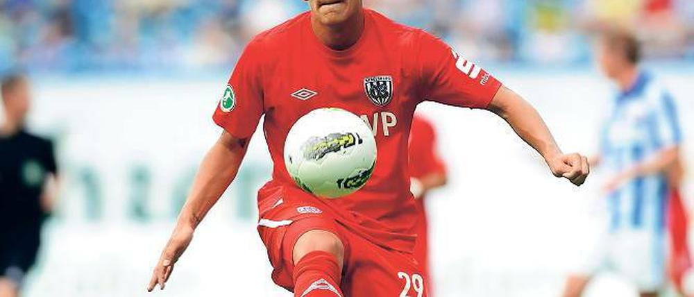 Wieder am Ball: In dieser Woche kehrte Zlatko Hebib zum SV Babelsberg 03 zurück. Schon heute könnte er beim Spitzenspiel der Regionalliga beim Berliner AK auflaufen.