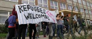 Bislang blieben bei allen rechten Kundgebungen gegen das Flüchtlingsheim in Berlin-Hellersdorf die Gegendemonstranten in der Überzahl.