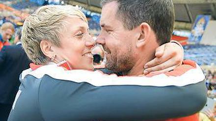 Privatparty. Obergföll und Trainer Boris Henry heiraten im September.