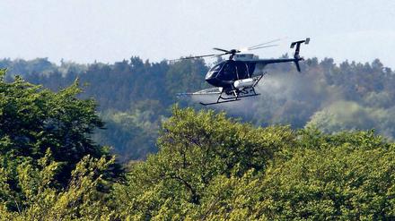 Umstritten. Dipel-ES-Einsatz im Park Sanssouci.