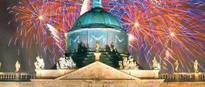 Königliches Feuerwerk. Die Schlössernacht zieht jährlich zehntausende Gäste in den Park Sanssouci.