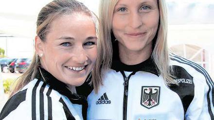 Verpassten/In der WM-Flotte: Conny Waßmuth (l.) und Carolin Leonhardt.