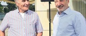 Immer im Fokus des Rathausreports: Ex-Oberbürgermeister Horst Gramlich (l.) und der Amtsinhaber Jann Jakobs.