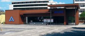 Aldi-Markt in Steglitz. Nach diesem Vorbild soll in Nuthetal gebaut werden.