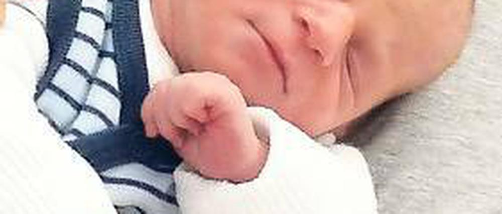 Der Tausendste. Emil wog bei seiner Geburt 2490 Gramm.