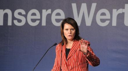 Brandenburgs umstrittenste CDU-Politikerin: Saskia Ludwig.