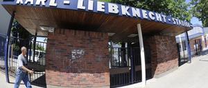 Randale im Stadion.