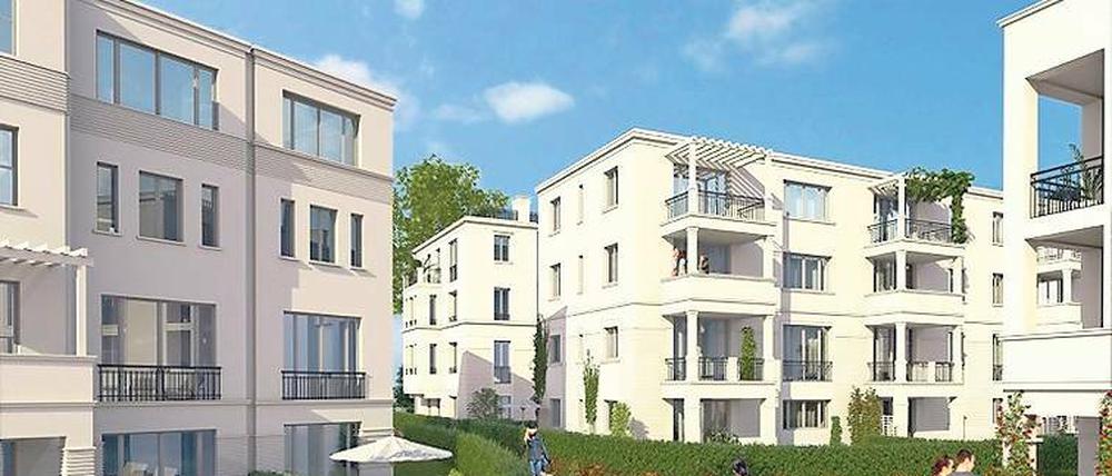 Wohnidyll oder Störfaktor? Der Berliner Bauträger Artprojekt will im Karree zwischen Wilhelm-Staab-, Dortu-, Yorck- und Charlottenstraße bis Ende 2014 insgesamt 17 neue Wohnhäuser errichten. Einige Anwohner fürchten um die städtebauliche Qualität des Innenhofs.