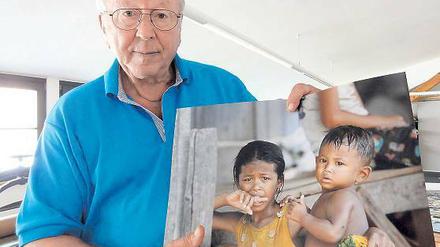 Leid der Kinder. Thomas Billhardt mit einer Aufnahme aus Kambodscha.