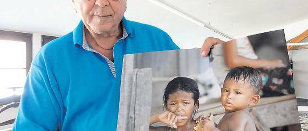 Leid der Kinder. Thomas Billhardt mit einer Aufnahme aus Kambodscha.
