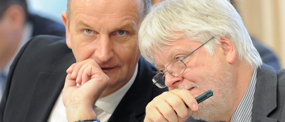 Zusammen weiter? Nach Platzecks Rücktritt soll die rot-rote Koalition fortgeführt werden.
