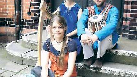 Sie sorgen für Krimi-Untermalung. Die Musiker von „Brigandu“.