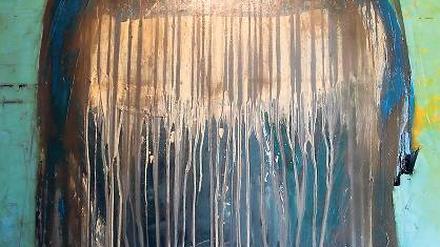 Wenn der Ruhm verläuft. Patrick Weiss’ Bild „Madonna“ ist ein malerisches Spiel mit der religiösen Figur und der Pop-Ikone.