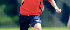 Richtiger Schritt. Daniel Becker freut sich, für den SVB 03 zu spielen.