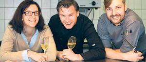 Das Team: Claudia und Jörg Frankenhäuser mit Patrick Schwatke (v. l.)