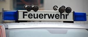 Einsatz in Babelsberg: Dort brannten in der Nacht zum Donnerstag Mülltonnen.
