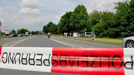 Tödlicher Unfall bei Frankfurt (Oder).