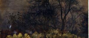 Malen während düsterer Zeiten: Sprottes "Novembergeschehen".