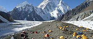 Nur schnell runter vom Berg: Am Broad Peak im pakistanischen Karakorum-Gebirge ist eine Potsdamerin tödlich verunglückt.