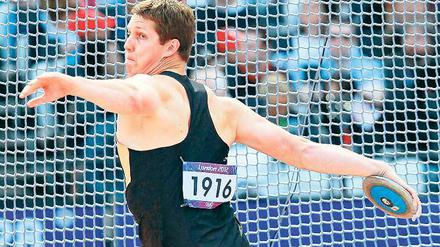 Noch reichlich Potenzial. Markus Münch verfehlte die geforderte WM-Norm von 66 Metern bei den Deutschen Meisterschaften in Ulm deutlich.