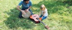 Musik war in verschiedenen Facetten Gast auf der Streuobstwiese.