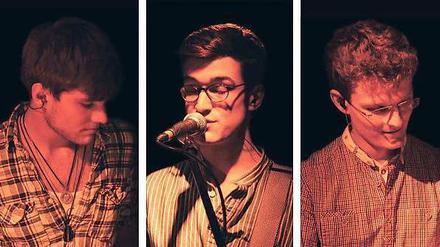 Nicht mehr kleinlaut. Felix Noster (Schlagzeug), Maximilian Sterr (Gitarre und Gesang) und Waldemar Schneider (Keyboard, v.l.) sind jetzt John Apart.