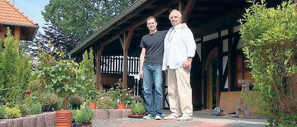 Neues Konzept. Gil und Micha Pollak (v.l.) vermieten den Markt.
