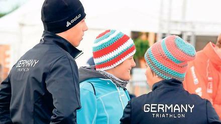 Vorm Doppelstart. Suse Werner (l.), hier bei den EM mit Hanna Phillipin.